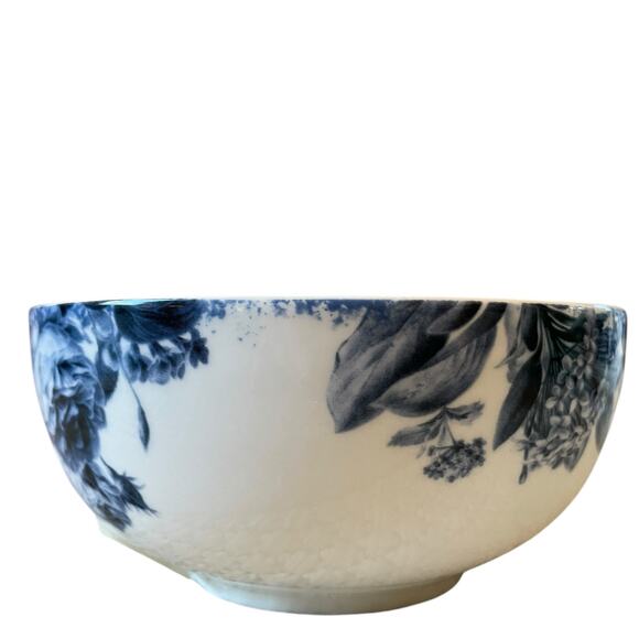 Mikasa PIPPA 
Blue & White Floral Bone China 6" Soup Bowls Set of Four New - Picture 4 of 13